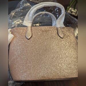 Brand New Kate Spade Gold Glimmer Sparkle Satchel